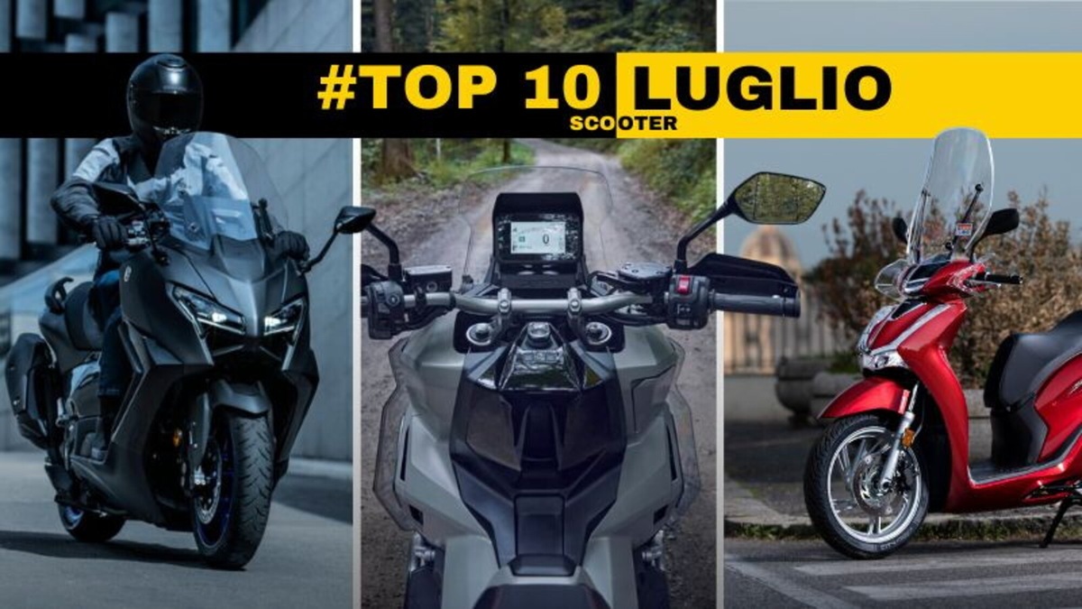Top 10 scooter più venduti a luglio 2025