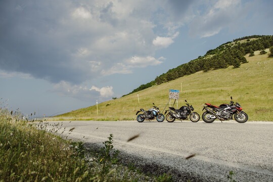 The Sport-bikes Arena: le foto della location in cui si è svolta la comparativa