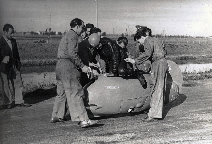 Lambretta: le foto del siluro da record che hanno fatto la storia