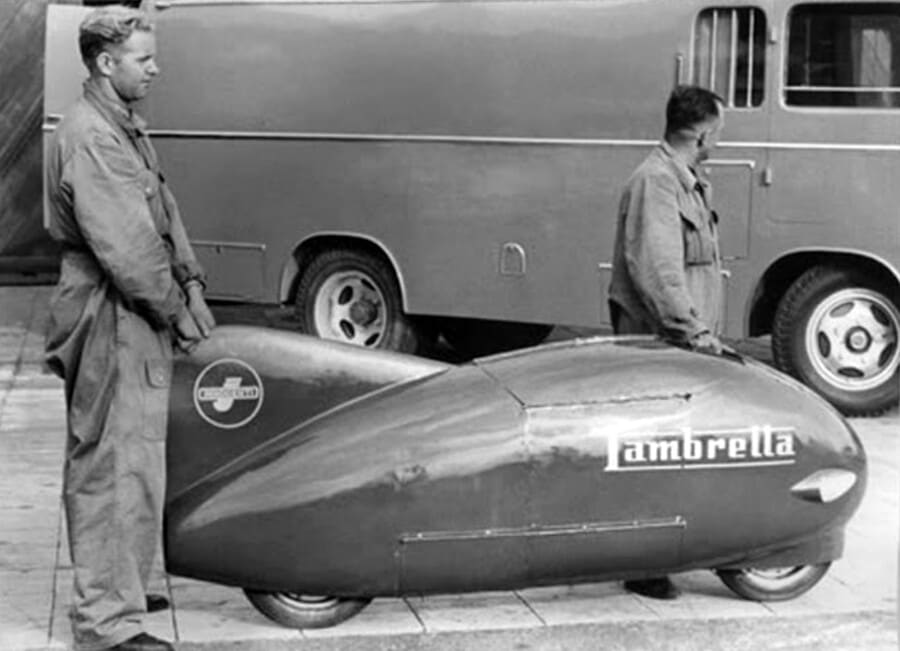 Lambretta: le foto del siluro da record che hanno fatto la storia