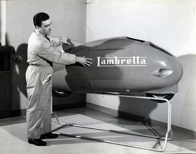 Lambretta: le foto del siluro da record che hanno fatto la storia