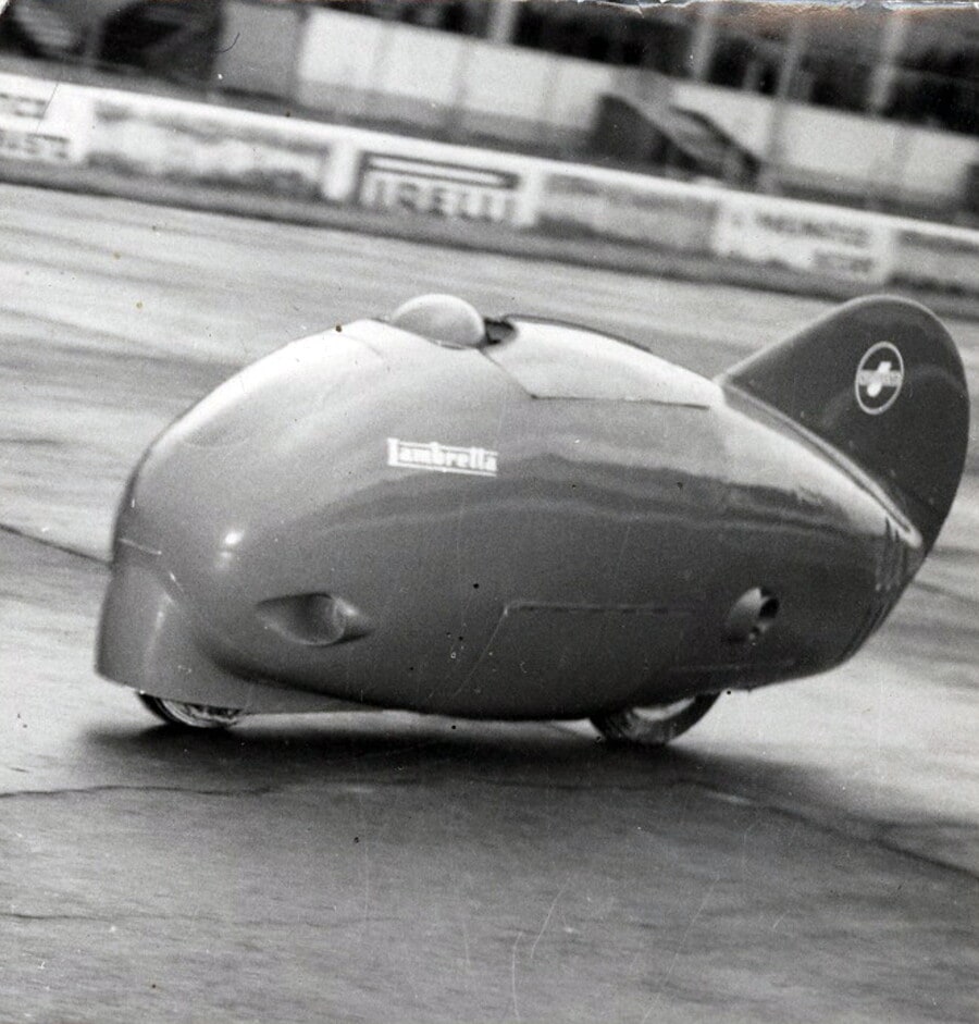 Lambretta: le foto del siluro da record che hanno fatto la storia