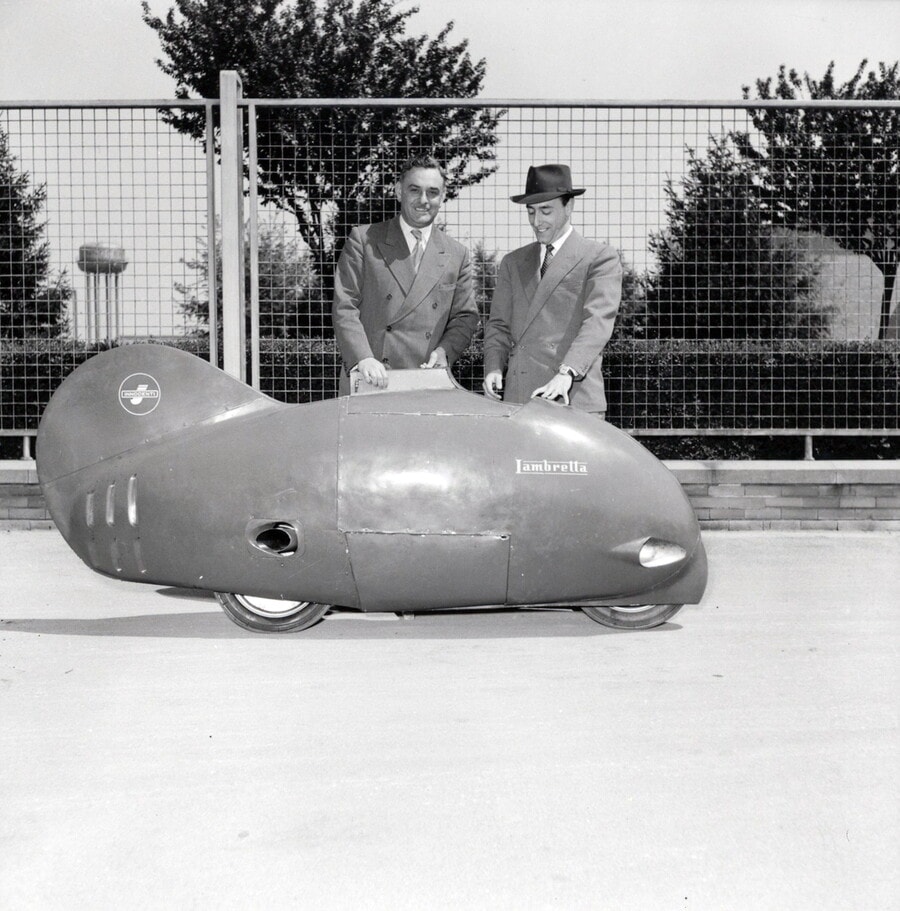 Lambretta: le foto del siluro da record che hanno fatto la storia