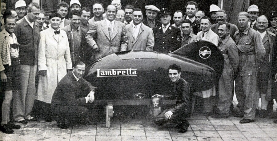 Lambretta: le foto del siluro da record che hanno fatto la storia