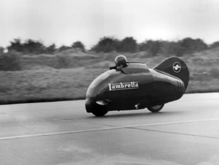 Lambretta: le foto del siluro da record che hanno fatto la storia