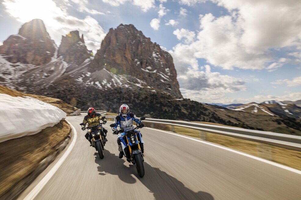 Honda CB1000 Hornet SP vs Suzuki GSX-S1000 EVO: le foto della sfida | Alpen Masters 2025