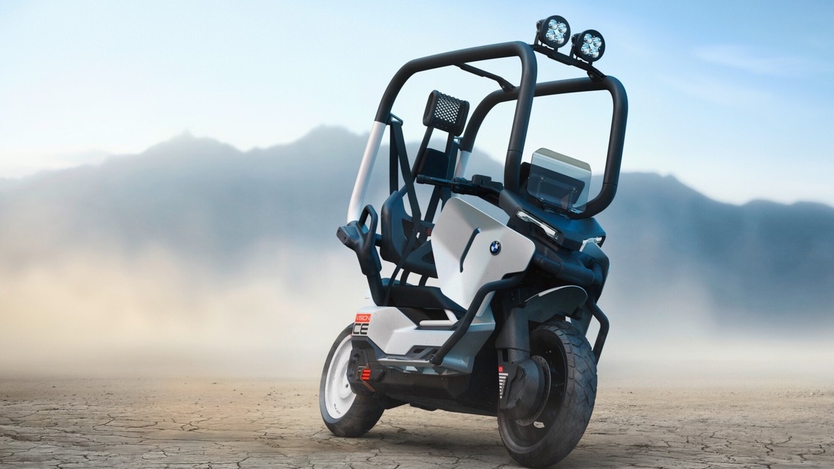 BMW presenta il Vision CE: il futuro del commuting urbano senza casco né abbigliamento protettivo