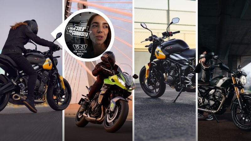 Triumph, “For The Ride Week”: una settimana di promozioni