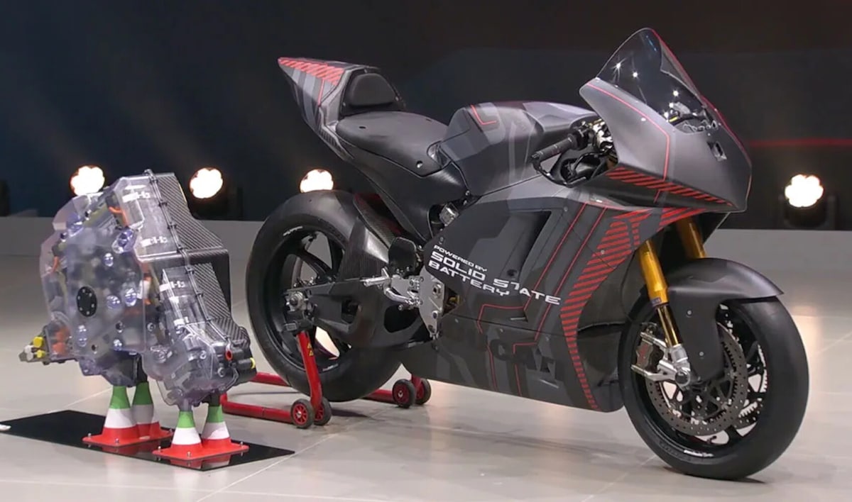 Al Salone di Monaco la prima Ducati elettrica con batteria allo stato solido