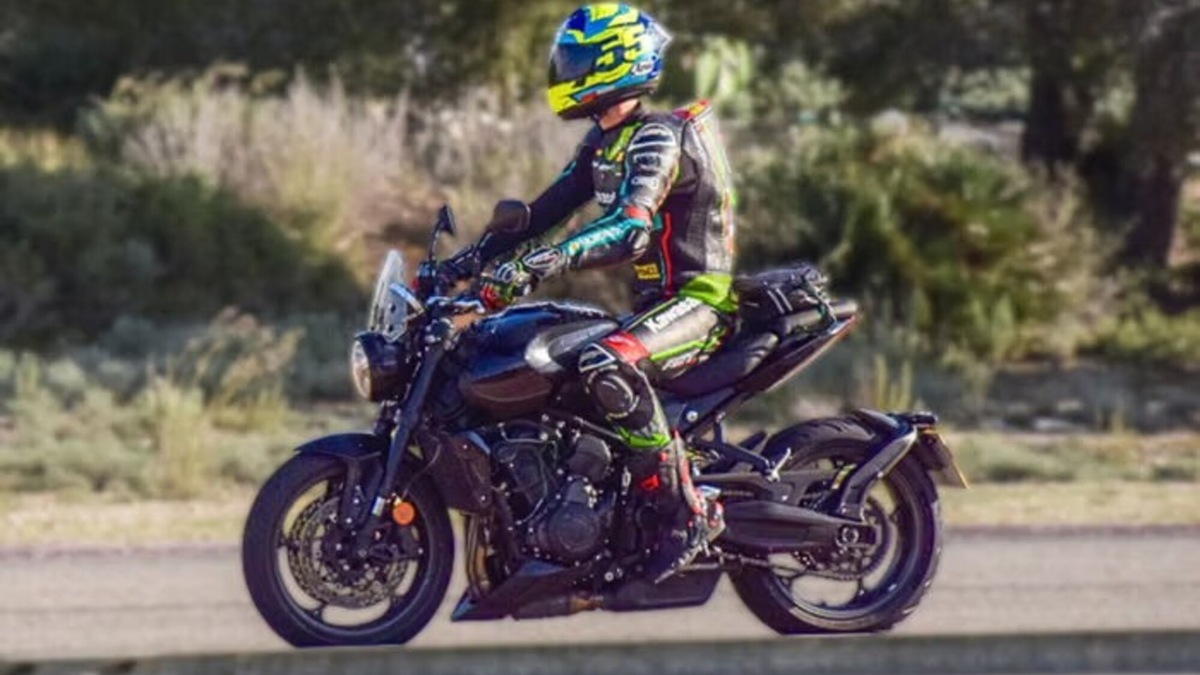 Foto Spia Triumph Trident 800: la vedremo a EICMA?