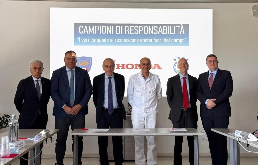 Honda e Lega Nazionale Dilettanti insieme per la sicurezza stradale