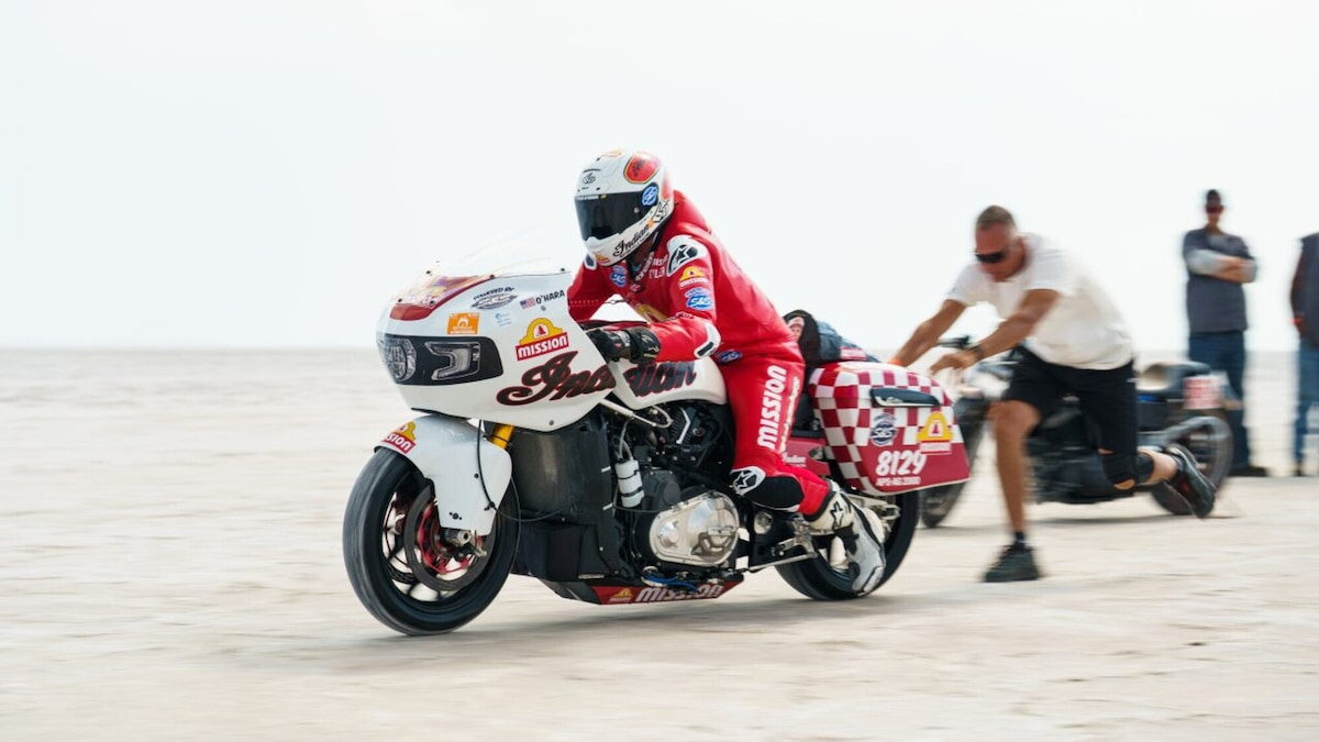 Indian Motorcycle, record su record a Bonneville