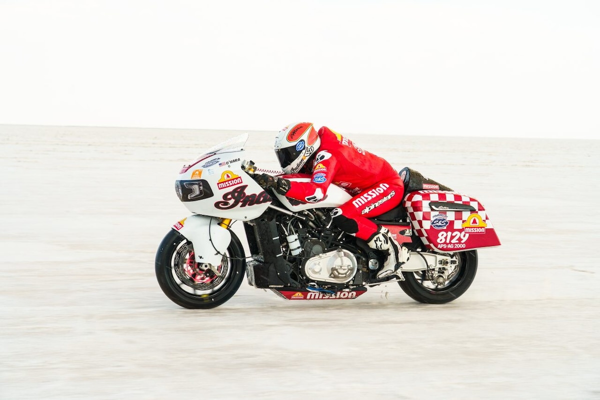Indian Motorcycle, record su record a Bonneville