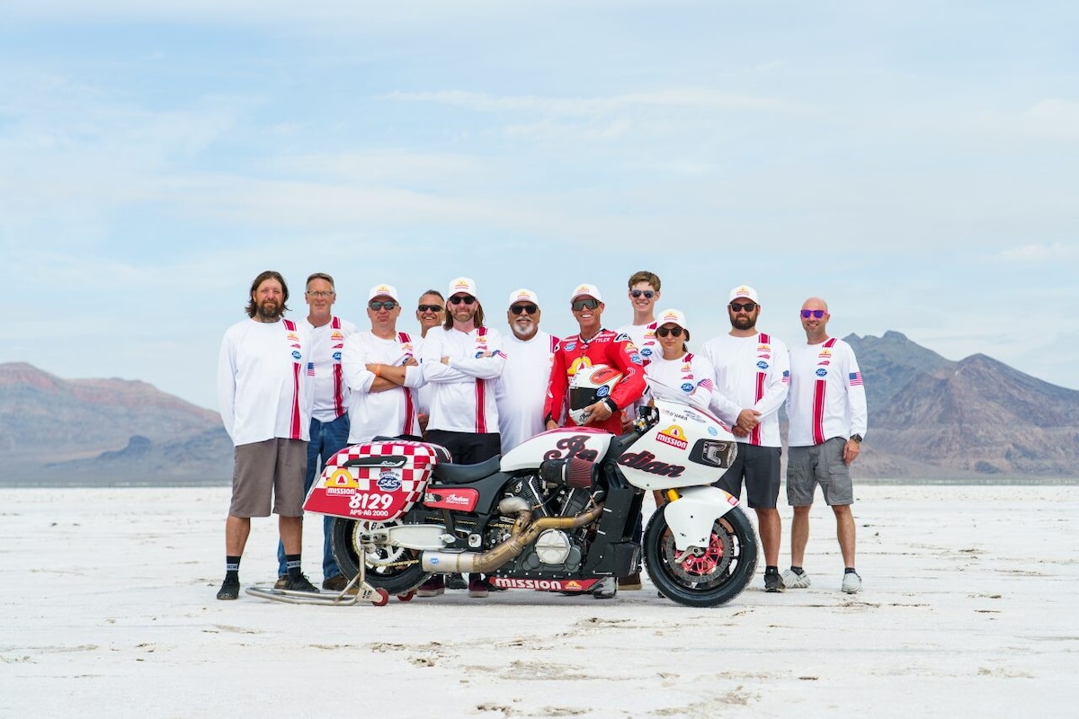 Indian Motorcycle, record su record a Bonneville