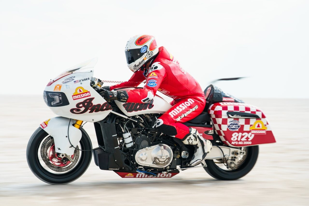 Indian Motorcycle, record su record a Bonneville