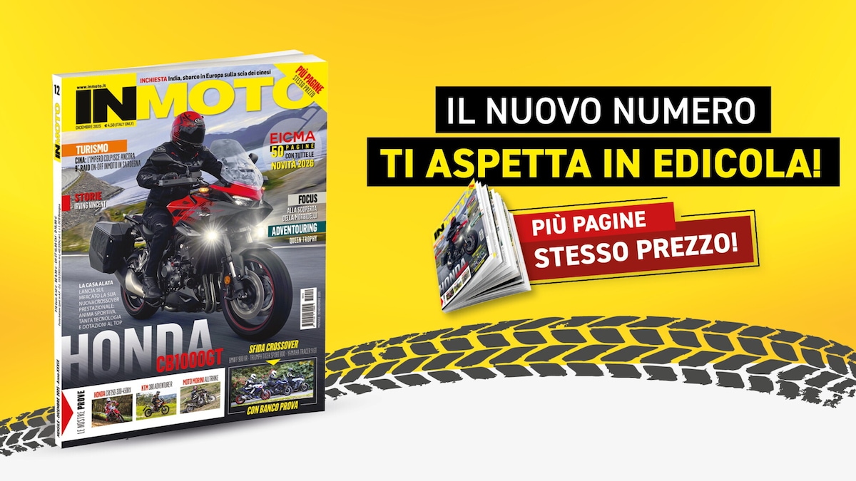 InMoto in edicola con la Honda CB1000GT