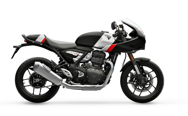 Triumph Thruxton 400: le foto della novità per patente A2