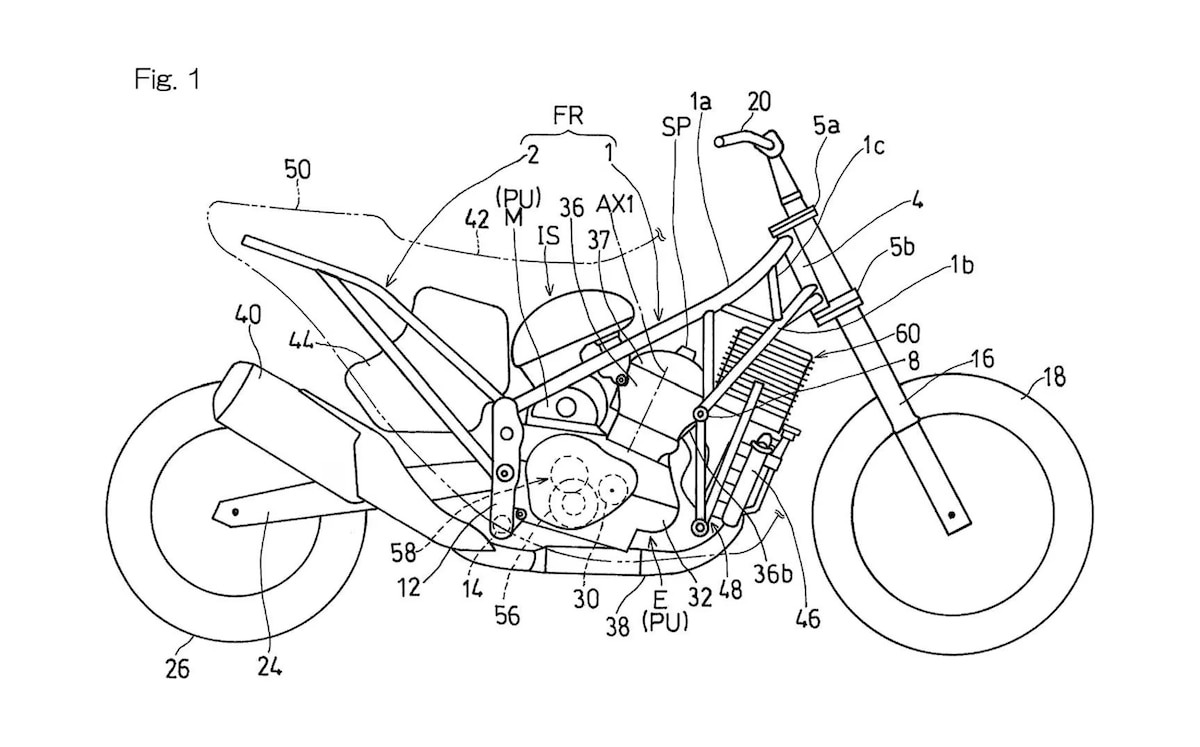 Kawasaki sta preparando un maxi-scooter ibrido?