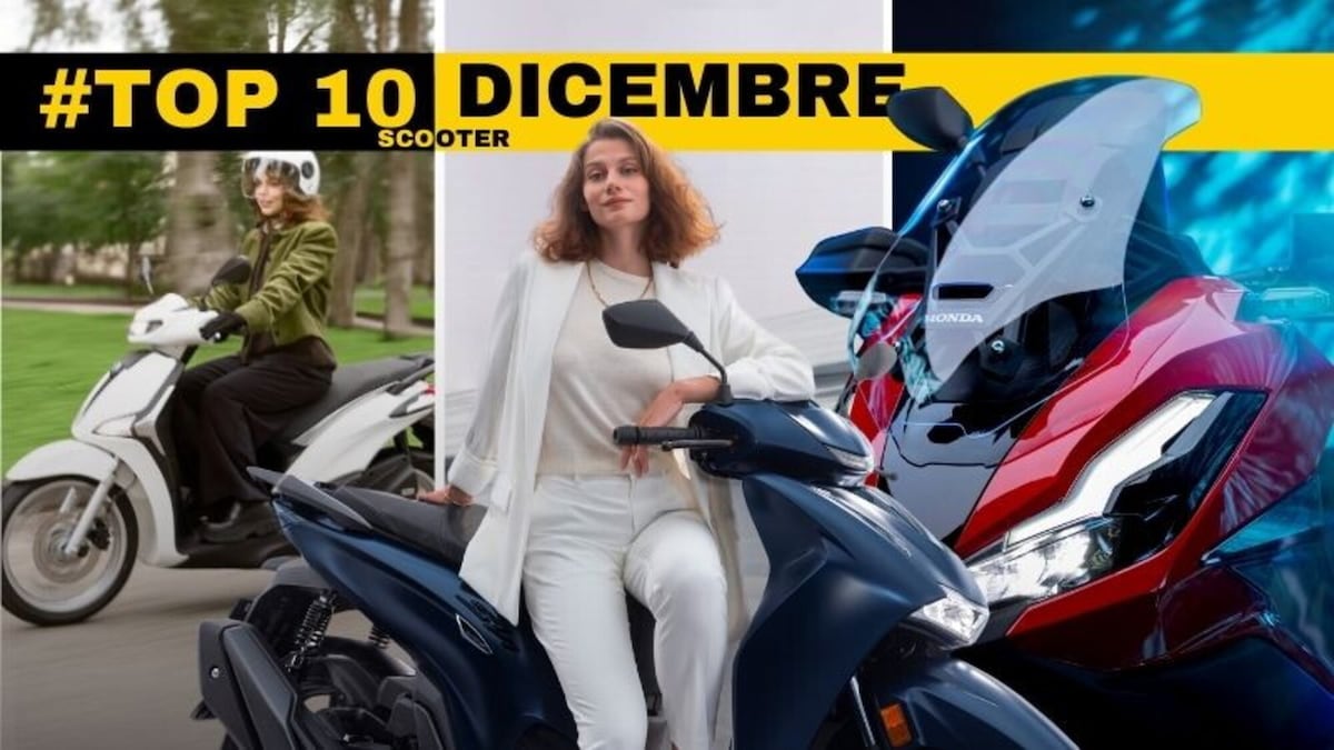 Top 10 scooter più venduti a dicembre 2025