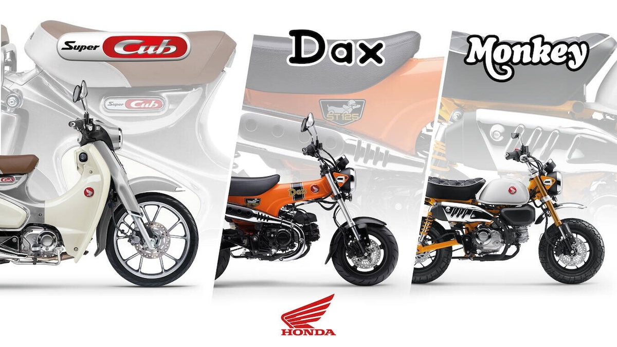 Honda introduce nuove colorazioni per Monkey 125, ST125 Dax e Super Cub C125