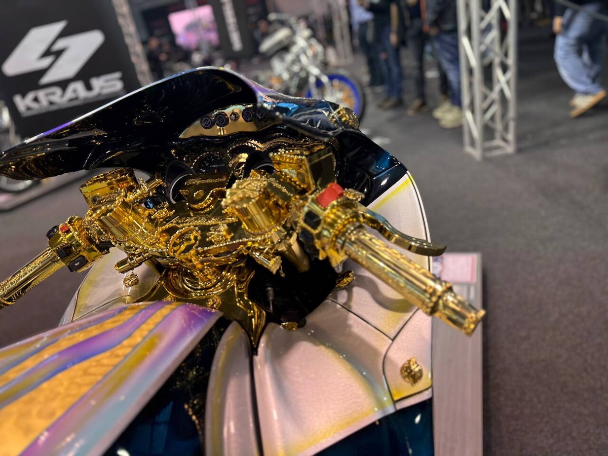 Più oro che benzina: ecco la Suzuki Hayabusa da 500.000 euro