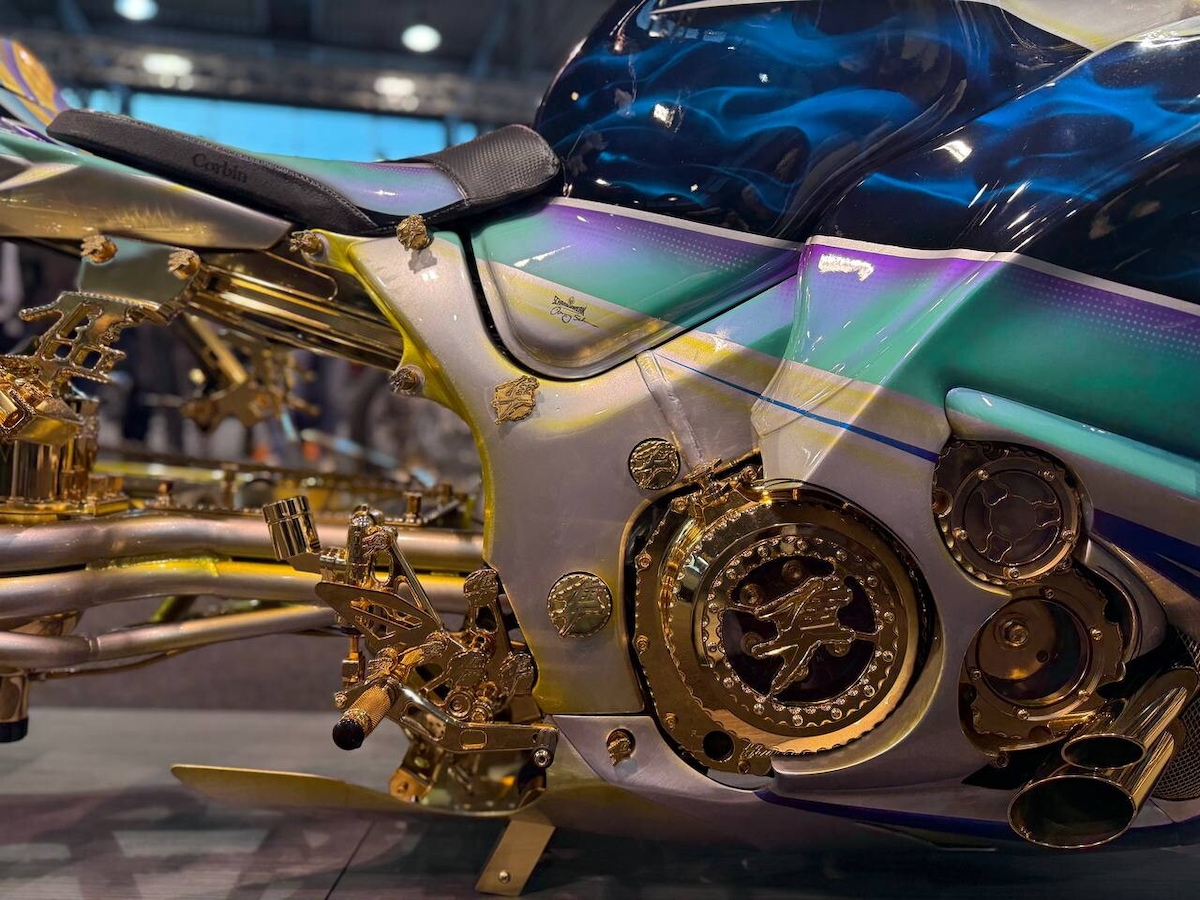 Più oro che benzina: ecco la Suzuki Hayabusa da 500.000 euro