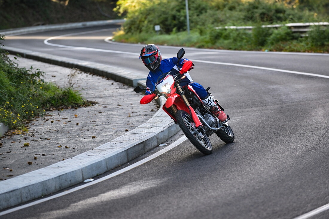 Honda CRF300L: le foto della comparativa dual