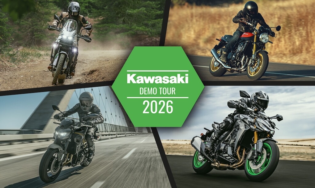 Kawasaki Demo Tour 2026: al via i test ride della gamma MY26
