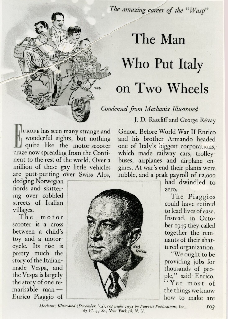 Vespa 80 anni: uomini, fabbrica e sogni in movimento. Le foto storiche