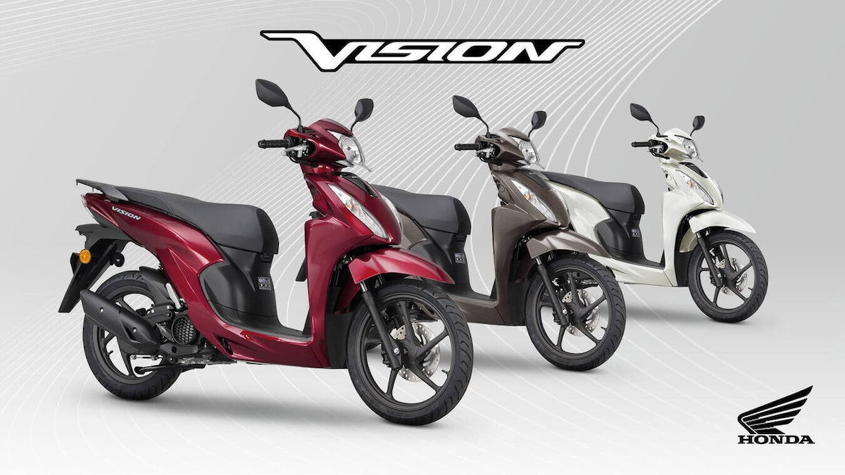 Honda Vision 110 2026: Euro5+ ci sono la USB-C e nuove colorazioni