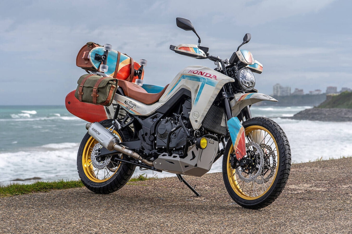 LE FOTO delle 10 special Honda in gara al Wheels & Waves di Biarritz