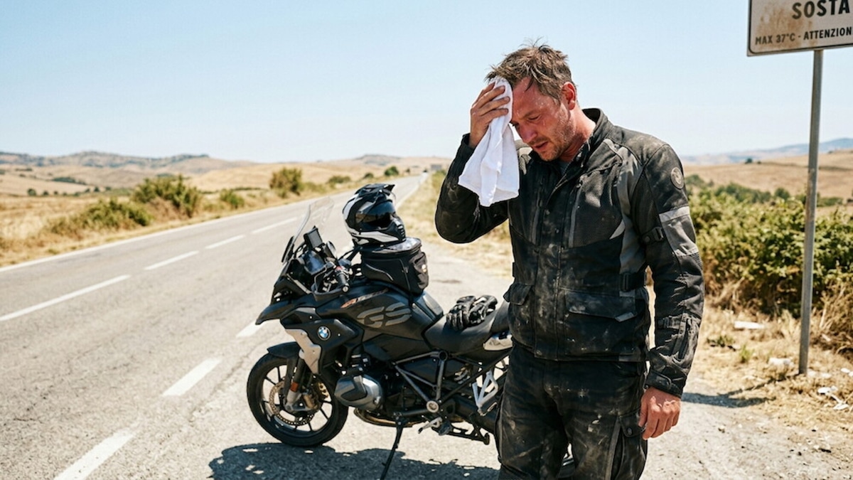 Anche nella canicola estiva mai rinunciare a proteggersi in moto