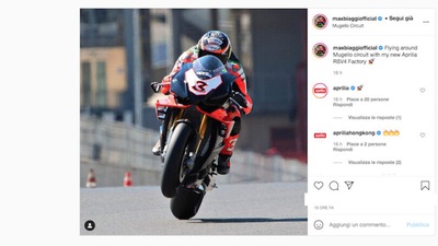 Aprilia, Biaggi in volo sulla RSV4 al Mugello: "Stesse sensazioni con la MotoGP del 2005"