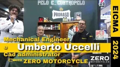 EICMA, Pelo e... Contropelo a Umberto Uccelli Zero Motorcycle