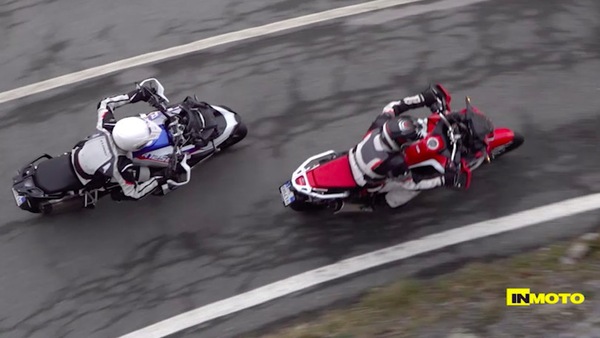 Video-sfida: Honda CRF1100L Africa Twin vs BMW R1250GS