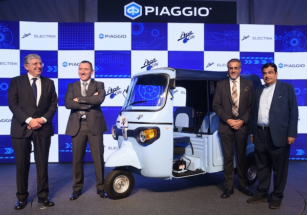 Piaggio, Ape diventa elettrica per l'India