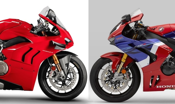 Honda CBR 1000 RR-R vs Ducati Panigale V4: i nuovi mostri