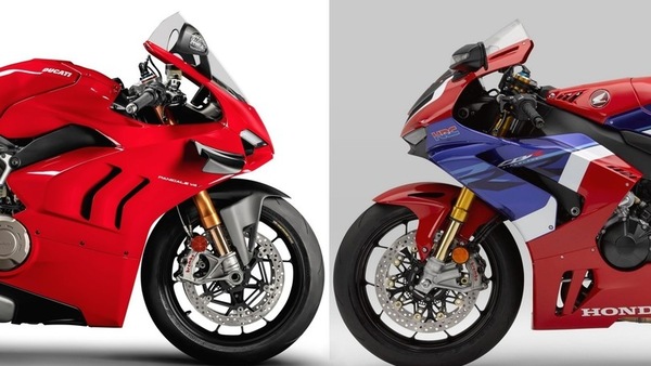 Honda CBR 1000 RR-R vs Ducati Panigale V4: i nuovi mostri