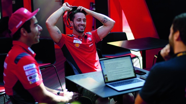 Dovizioso e Petrucci, la vita fuori dal box