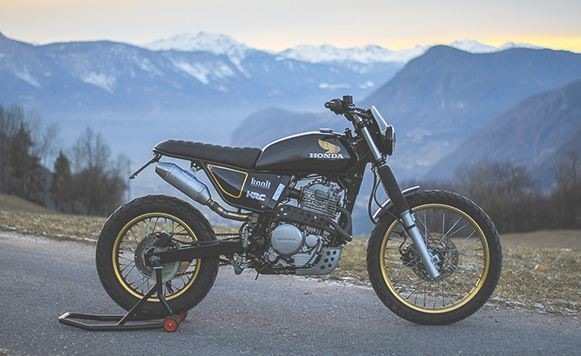 La Honda Dominator diventa Scrambler: l'idea di KooIT Creations