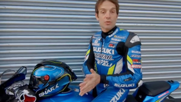 La giornata perfetta di Guintoli: da casa in pista con la GSX-R 1000 R