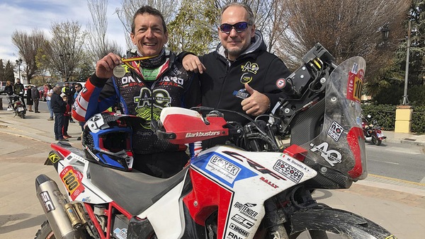 Honda Africa Twin sul podio nell’Hispania Rally
