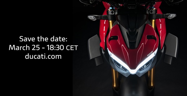 Ducati: arriva la Streetfighter V4, lancio online il 25 Marzo