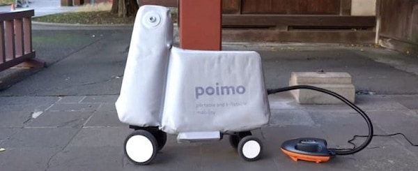 In Giappone le pensano tutte: ecco lo scooter gonfiabile