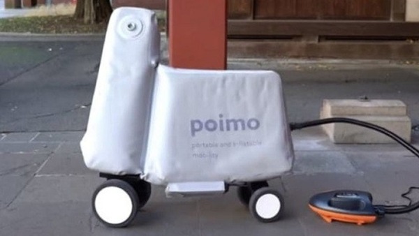 In Giappone le pensano tutte: ecco lo scooter gonfiabile