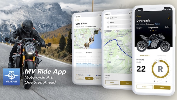 MV Agusta: il set up ora si fa anche con l’app