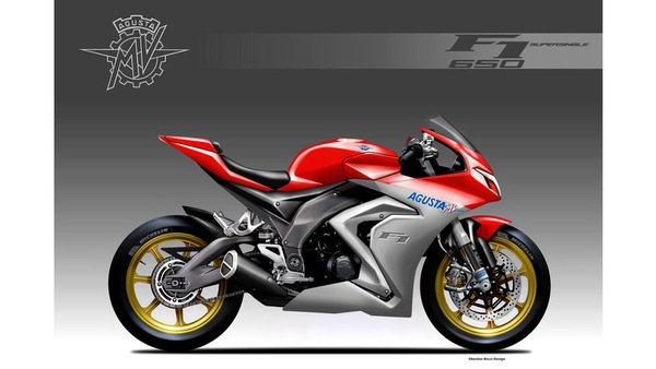 MV Agusta F1 650 Supersingle Concept: stiletto affilato