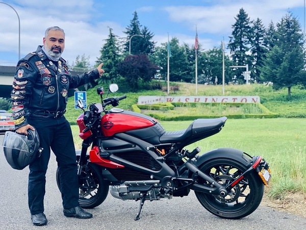 Stati Uniti da un capo all'altro su una Harley-Davidson LiveWire