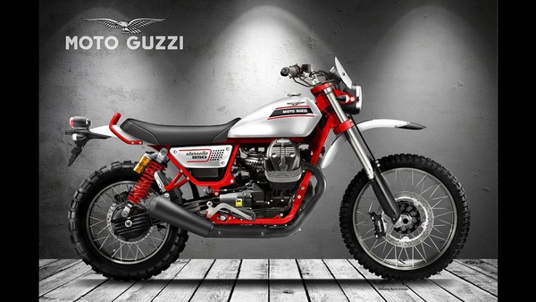 Una Guzzi V85 TT in versione scrambler? Perché no!