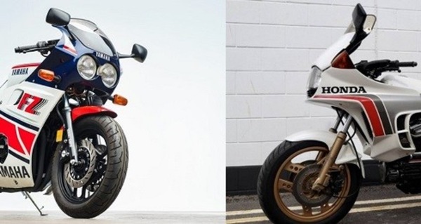 Yamaha FZ600 e Honda CX500 Turbo: gli anni '80 all'asta